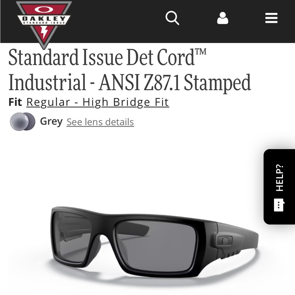 NWOT Oakley Black SI DET-CORD Tech sunglasses - Picture 2 of 10